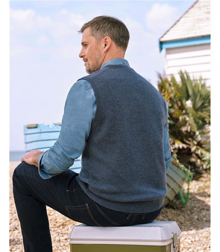 Mens Classic Lambswool Slipover