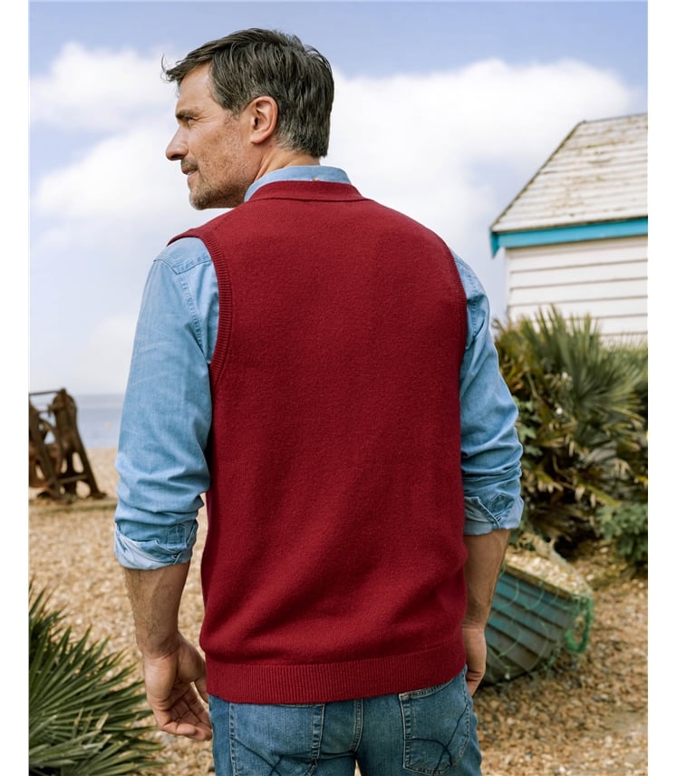 Mens Lambswool Waistcoat