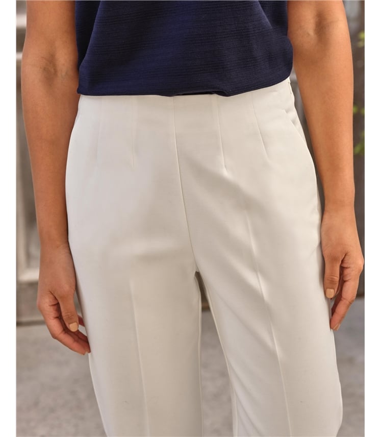 Compact Cotton Tapered Trouser