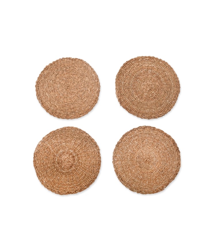 Braided Natural Placemats Set of 4