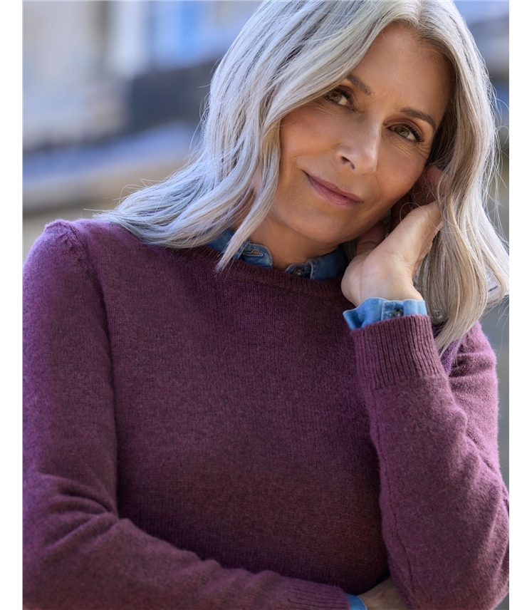 Womens Lambswool Crew
