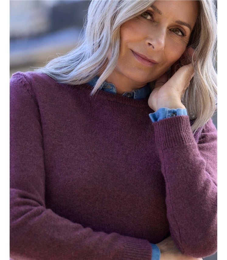 Womens Lambswool Crew