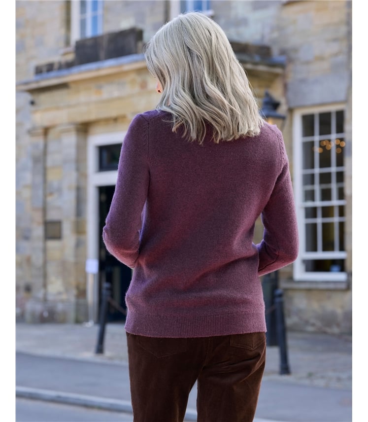 Womens Lambswool Crew
