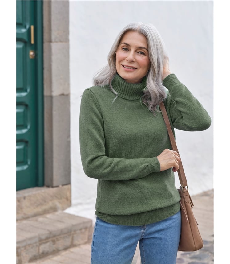 Womens Lambswool Polo