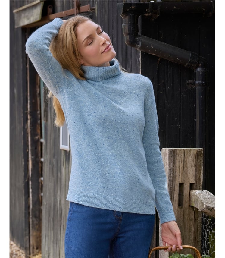 Womens Lambswool Polo