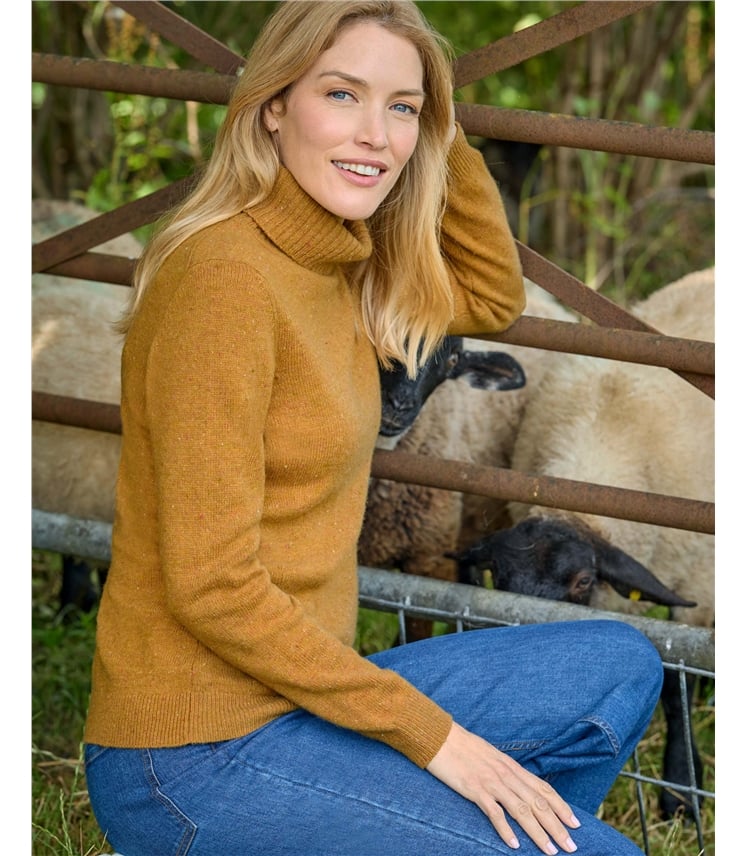Womens Lambswool Polo
