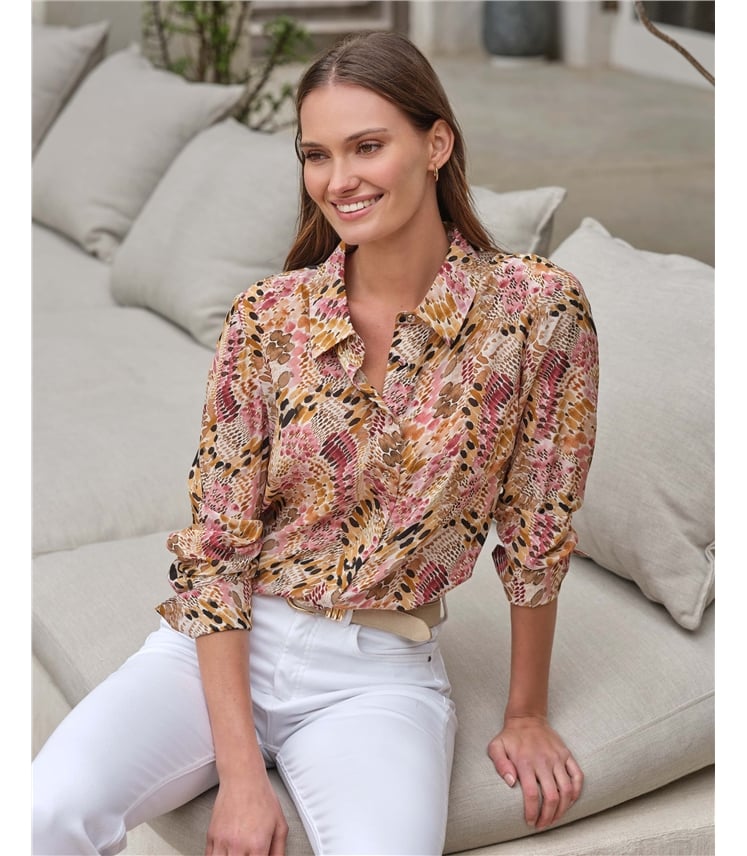 Pure Washed Silk Shirt