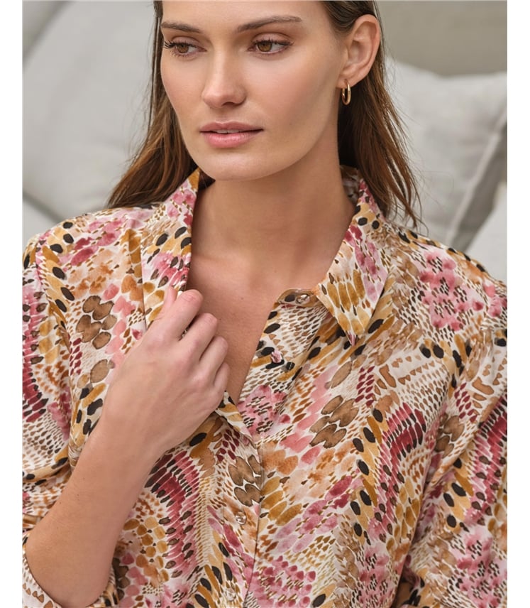 Pure Washed Silk Shirt