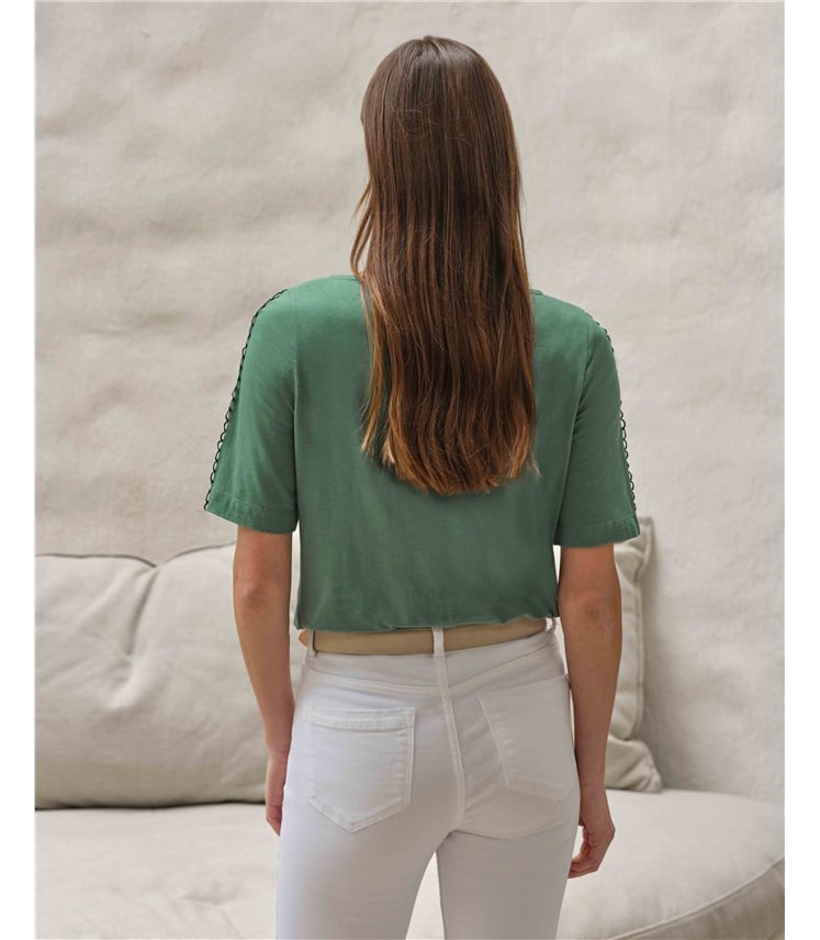 Lace Panel Tee