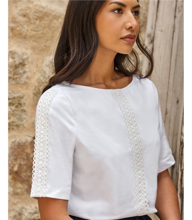 Lace Panel Tee