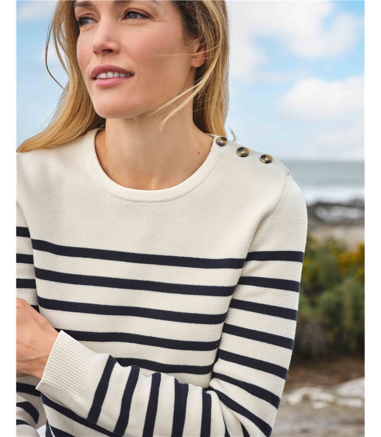 Breton Button Jumper