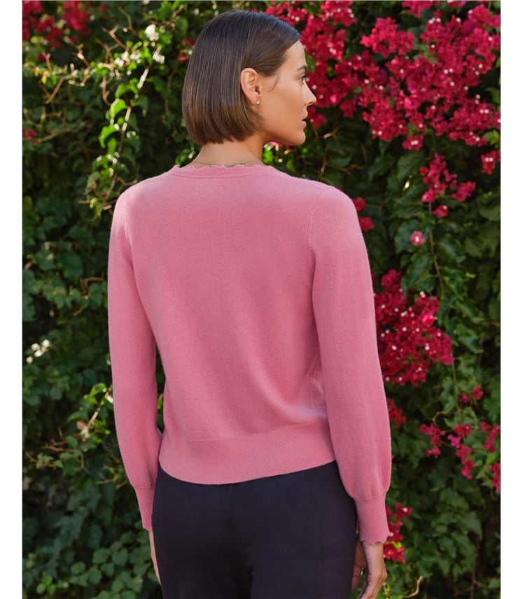 Scalloped Edge Cardigan
