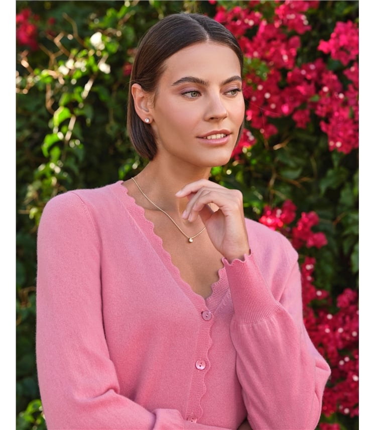 Scalloped Edge Cardigan