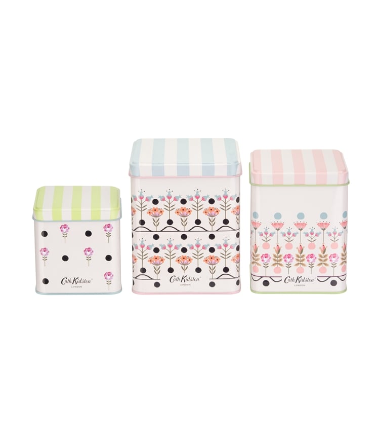 Cath Kidston Set Of 3 Storage Tins