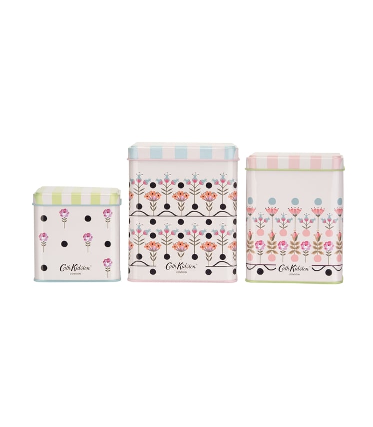 Cath Kidston Set Of 3 Storage Tins