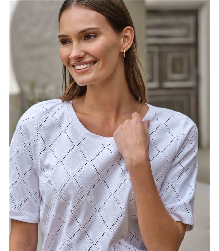 Embroidered Jersey Tee