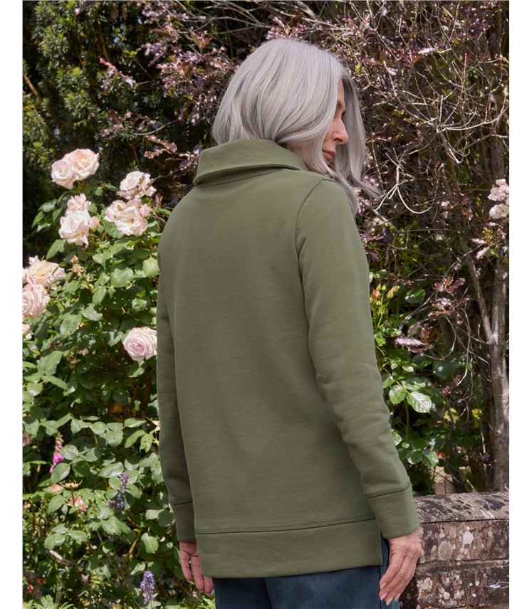 Half Zip Sweatshirt Organic Cotton