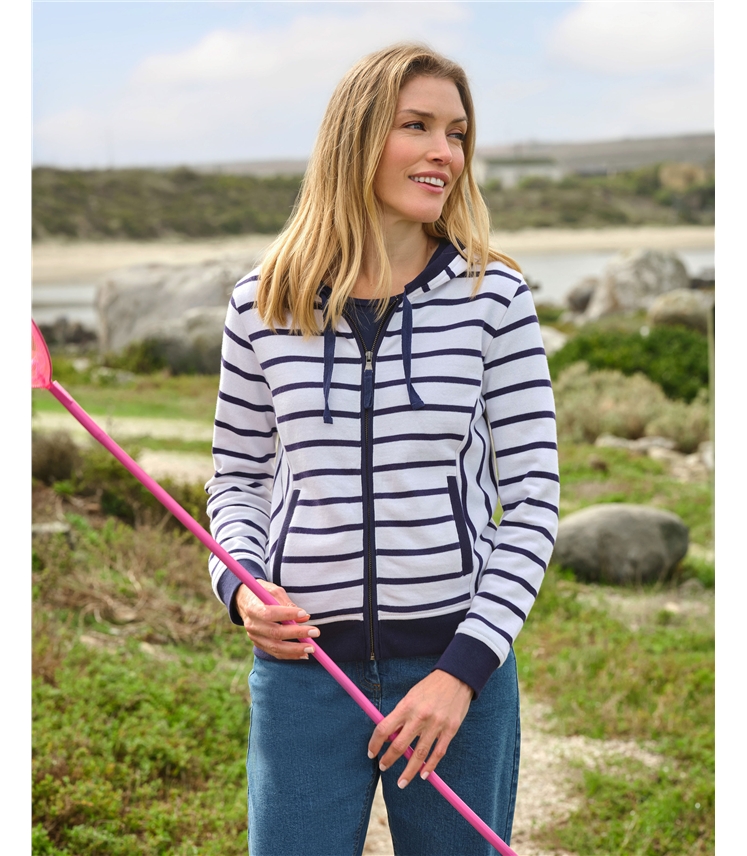 Organic Cotton Zip Through Hoodie