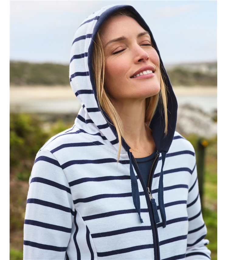 Organic Cotton Zip Through Hoodie
