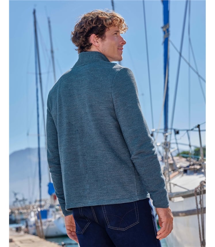 Zip Through Textured Jacket