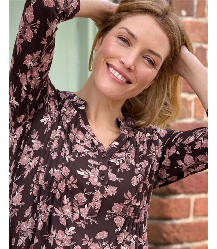 Longline Pintuck Shirt