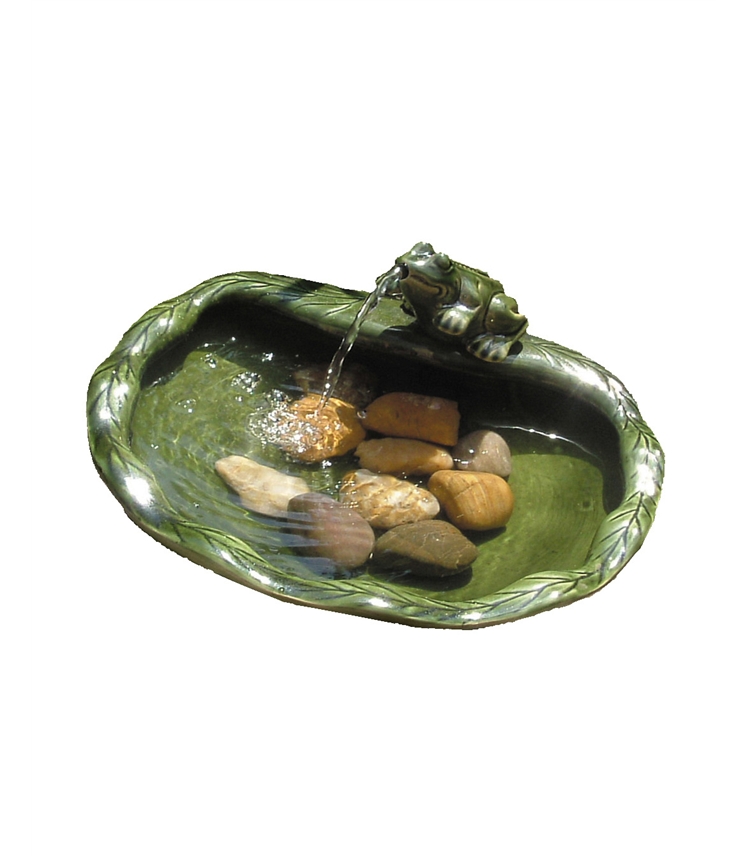 Frog Solar Water Fountain