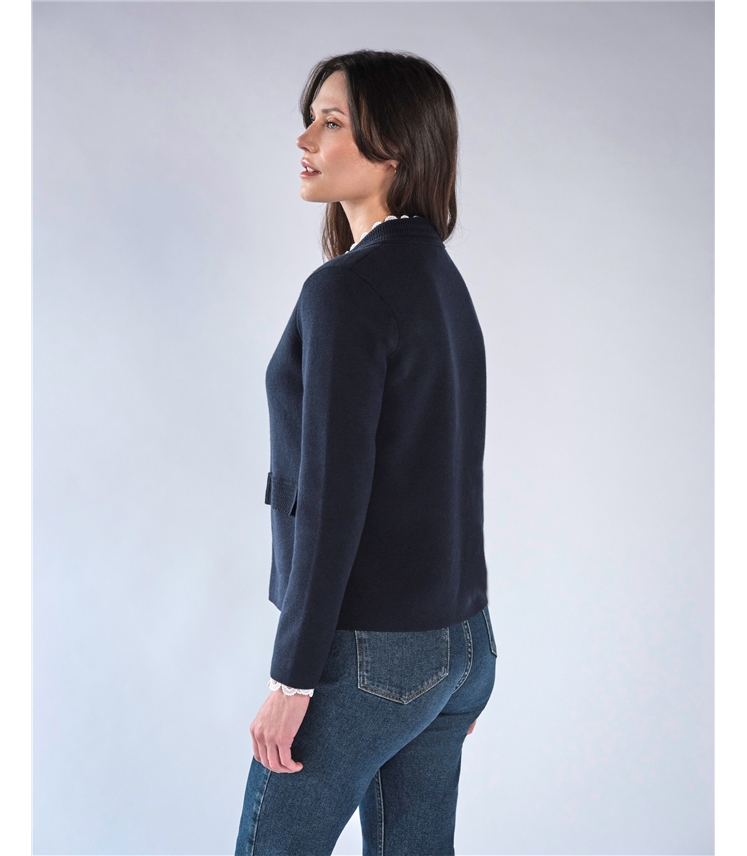 Wool Blend Milano Zip Jacket