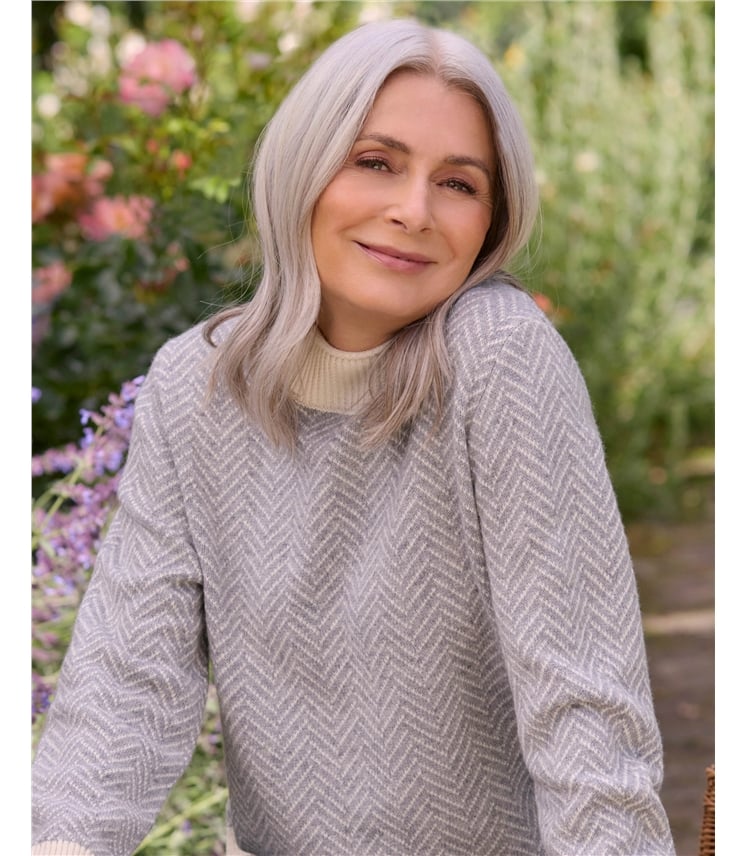 Mono Herringbone Jumper