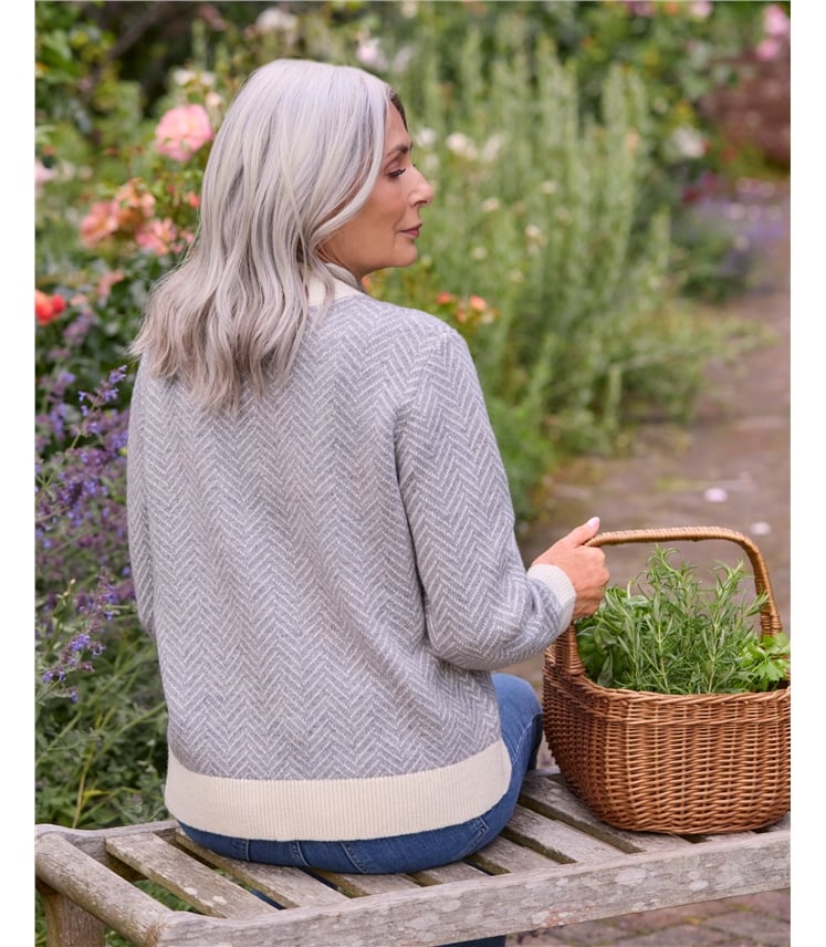 Mono Herringbone Jumper