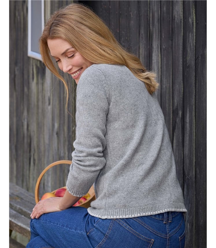 Blanket Stitch Cardigan