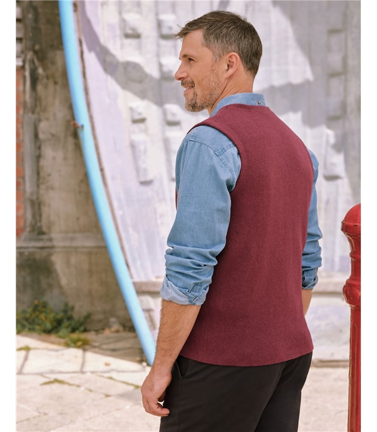 Organic Cotton Cashmere Waistcoat