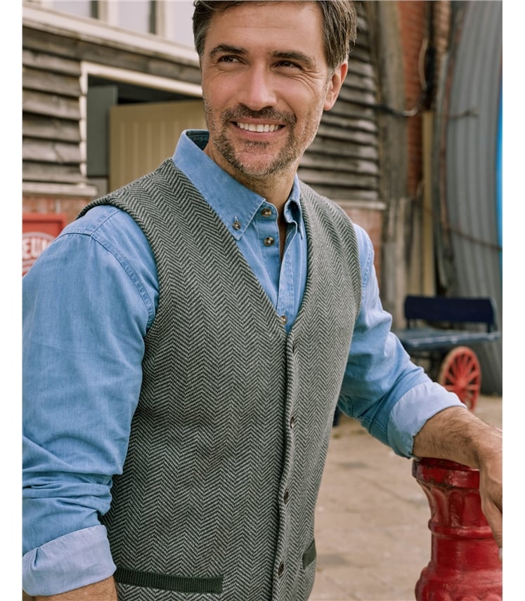 Organic Cotton Cashmere Waistcoat