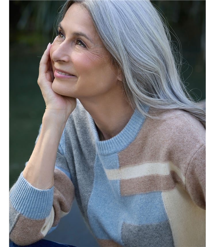 Square Colour Block Jumper