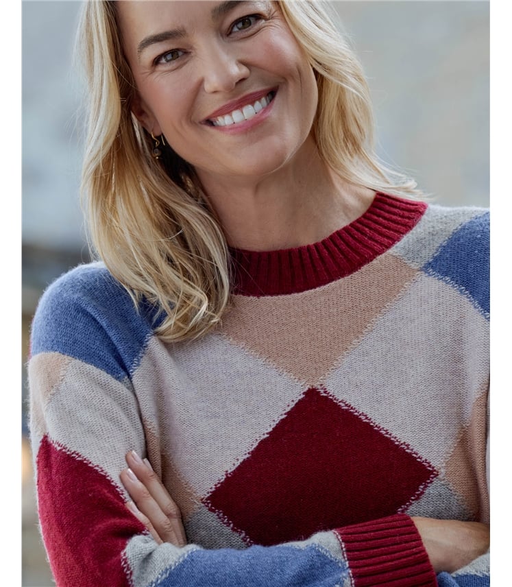 Diamond Stitch Pattern Jumper