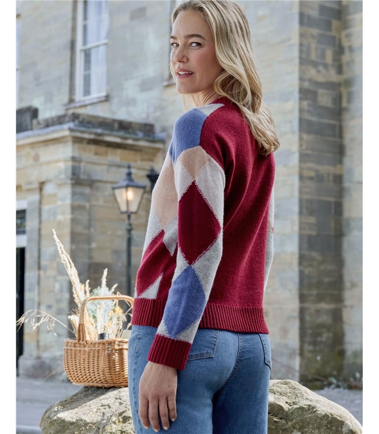 Diamond Stitch Pattern Jumper