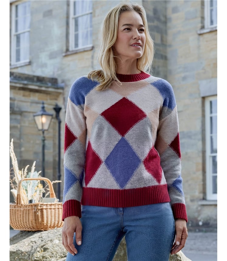 Diamond Stitch Pattern Jumper