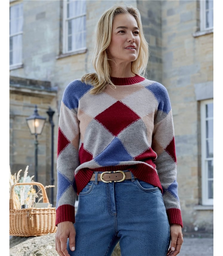Diamond Stitch Pattern Jumper