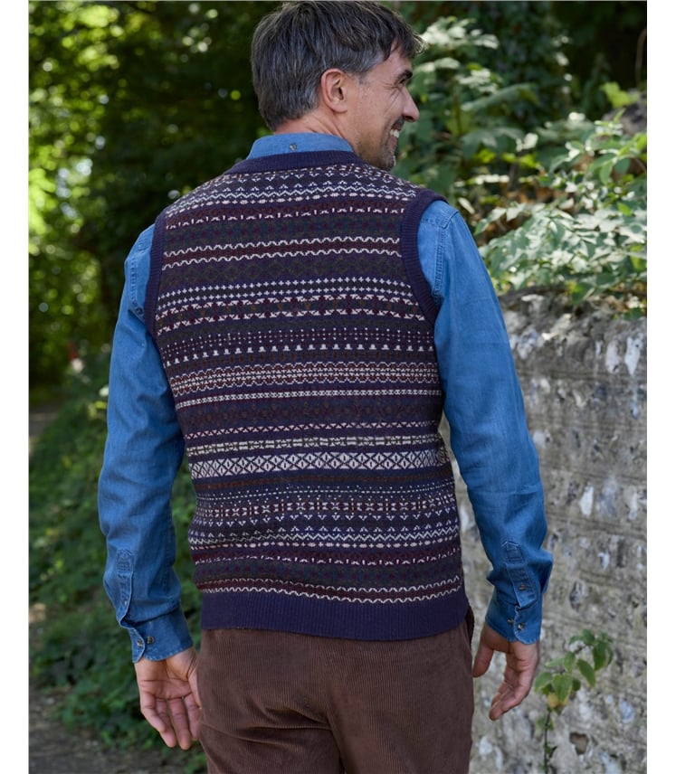 Knitted Fairisle Waistcoat