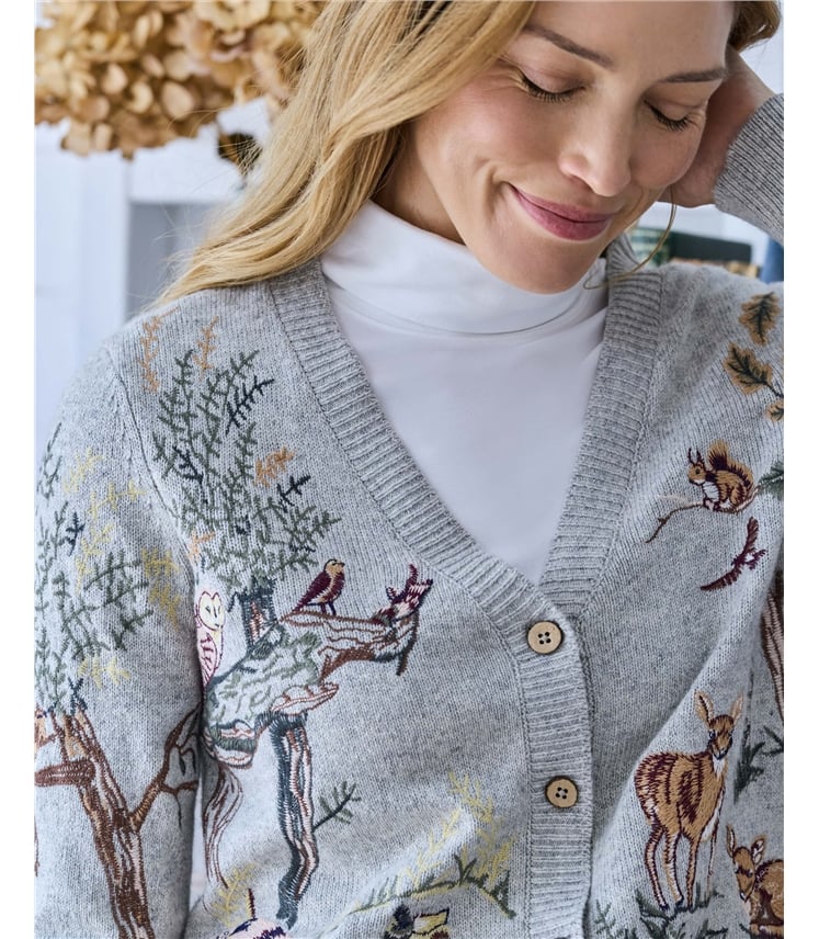 Gilet à motifs animaux de la forêt