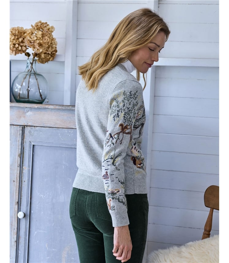 Gilet à motifs animaux de la forêt