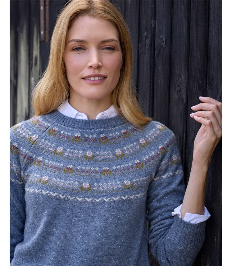 Floral Yoke Fairisle