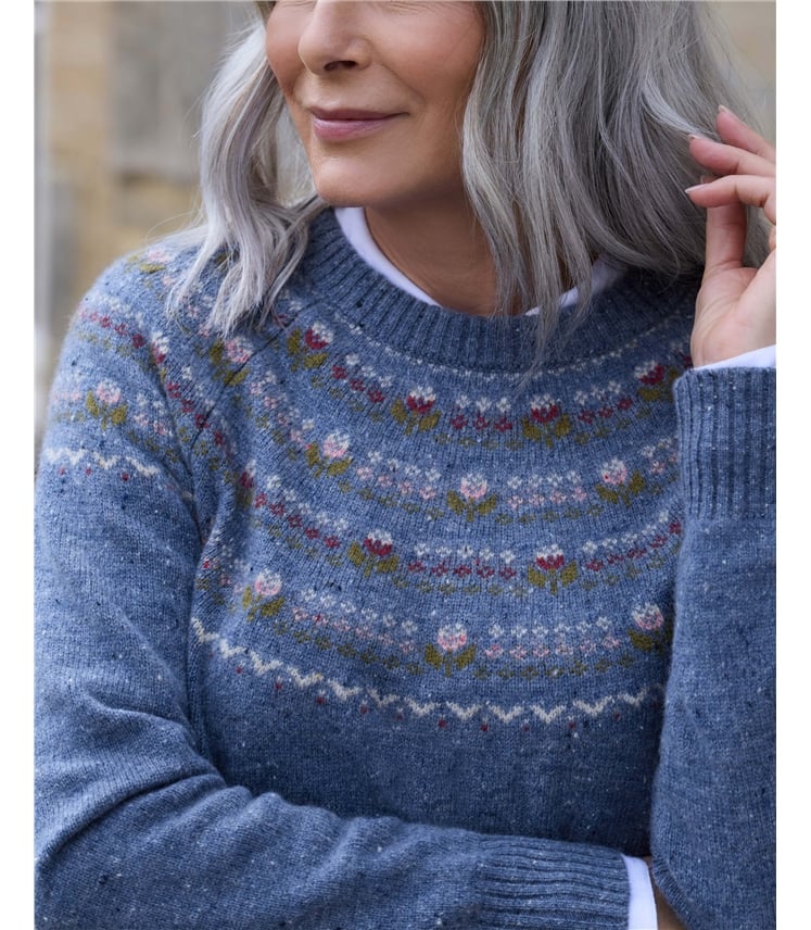 Floral Yoke Fairisle