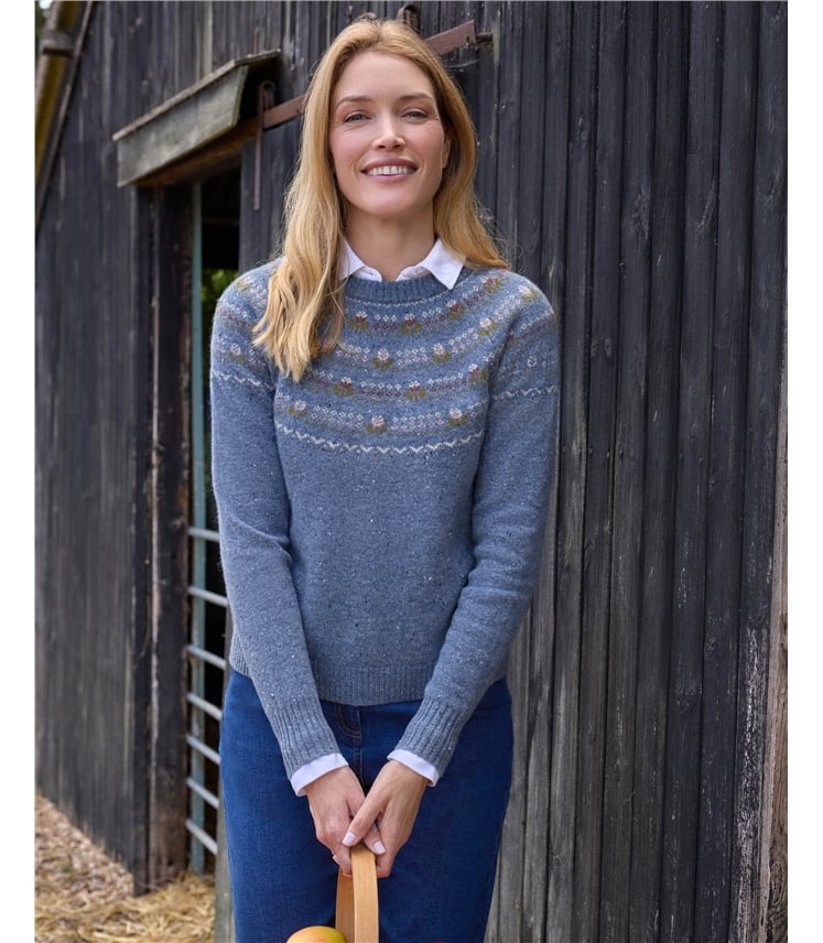 Floral Yoke Fairisle
