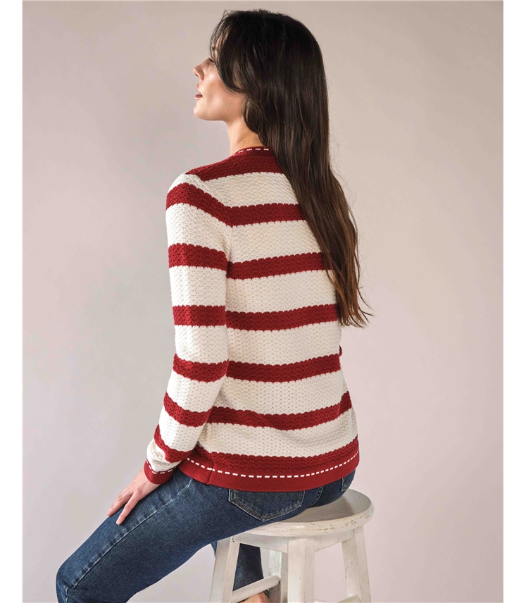 Cotton Wool Striped Jacket