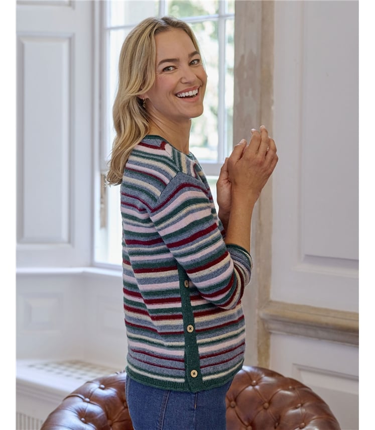 Stripe Button Jumper