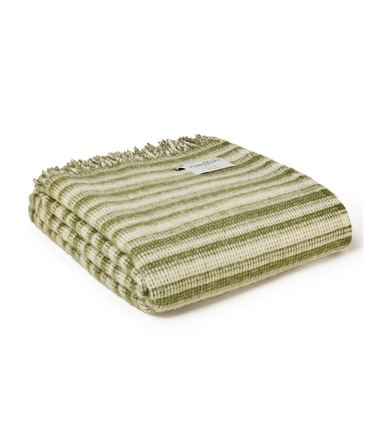 Stripe Pure Wool Throw
