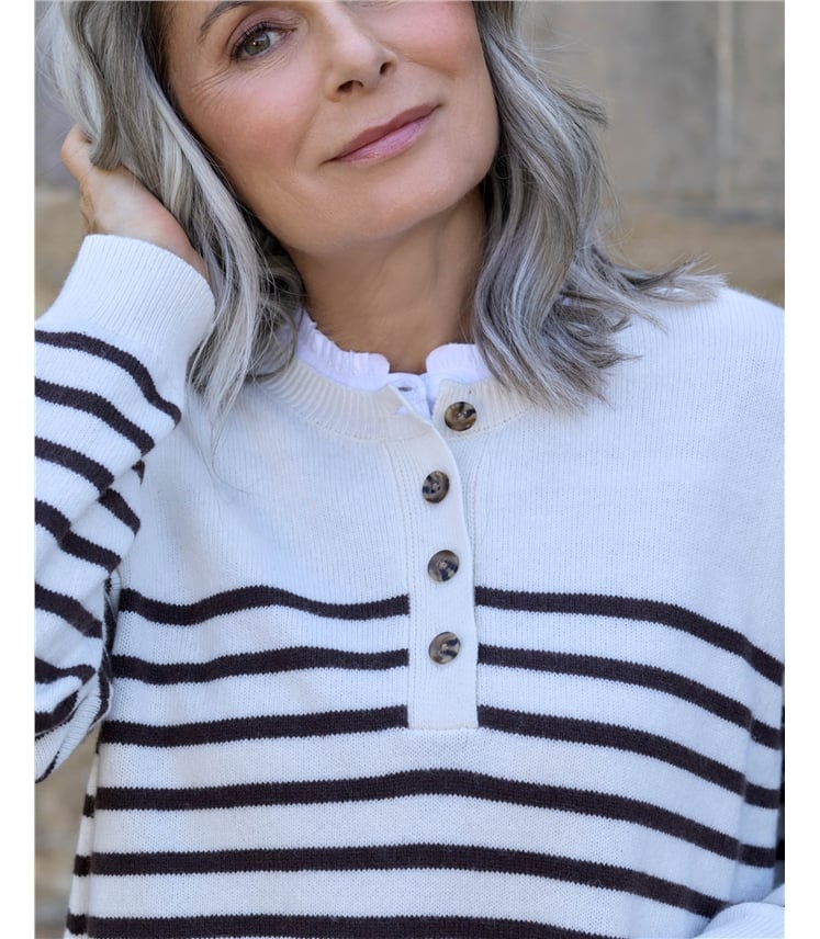 Stripe Henley Top
