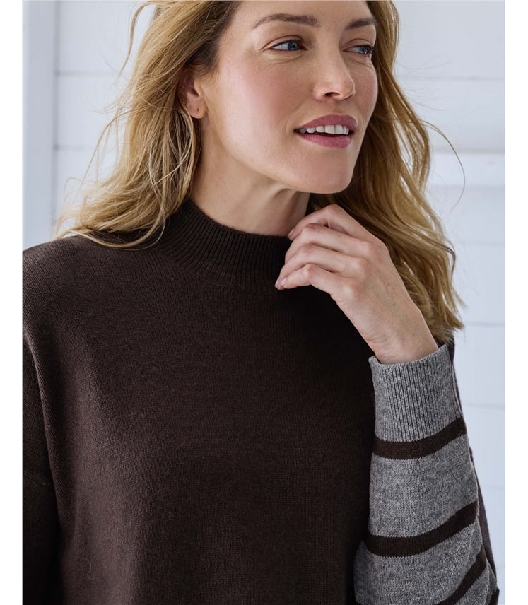 Stripe Tabard Jumper