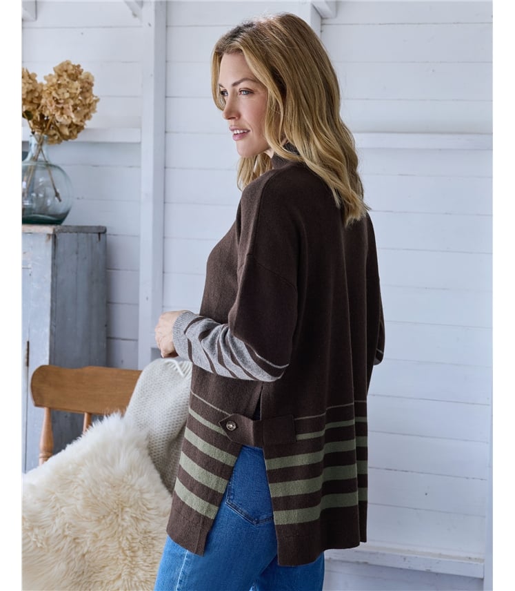 Stripe Tabard Jumper