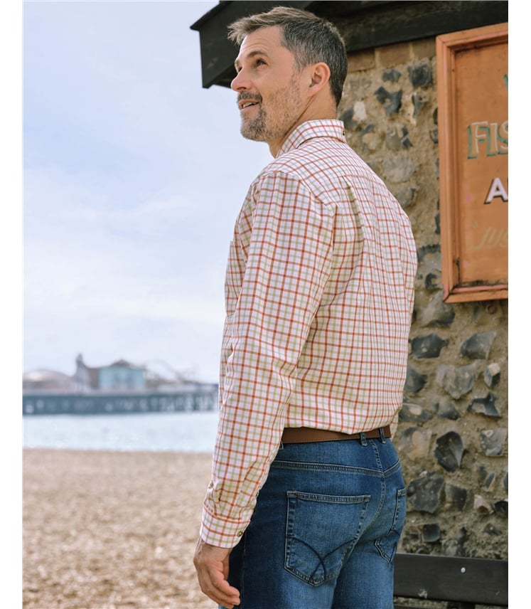 Check Classic Fit Cotton Shirt